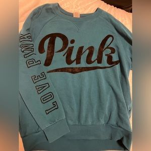 Pink Blue Crew neck